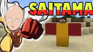 HOW TO SUMMON SAITAMA (ONE PUNCH MAN) IN MINECRAFT PE