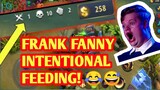FANNY FRANK INTENTIONAL FEEDING 😂
