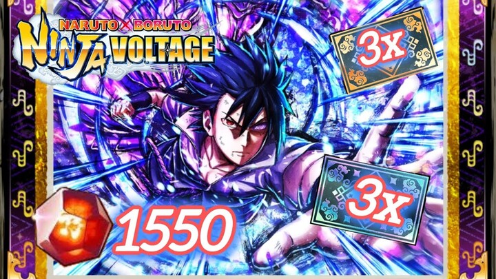 MEGARARE SASUKE UCHIHA (TFS) ❗️ 1550 SB NARUTO X BORUTO NINJA VOLTAGE