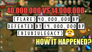 THE REASON BEHIND FLARE'S DEFEAT | 40,000,000 VS 14,000,000 FLARE VS BIUBIULEGACY