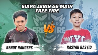 Rendy Rangers vs Rasyah Rasyid: Adu Skill! Siapa Lebih GG? | Mabar Free Fire Match 12 #short