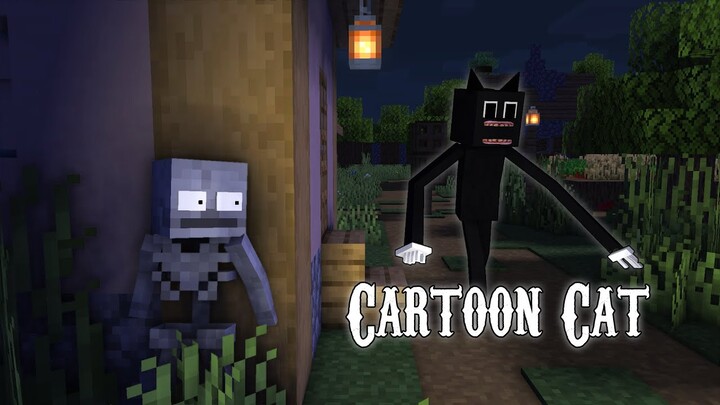 Monster School: CARTOON CAT CHALLENGE! - Minecraft Animation