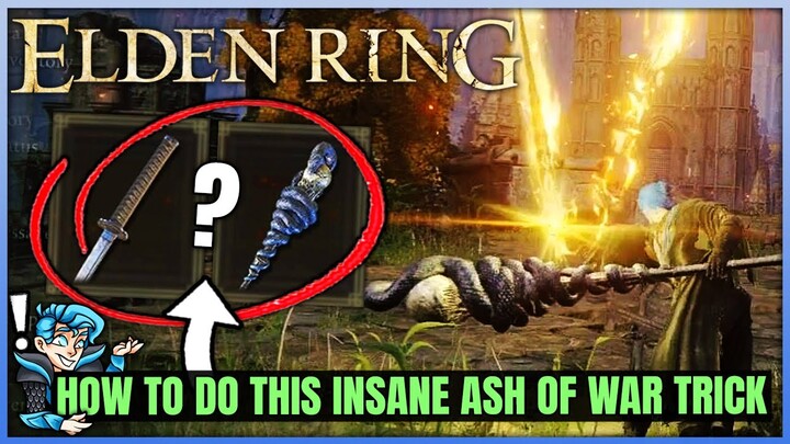 This INCREDIBLE New Weapon Discovery is Game Breaking - Running Ash of War Trick Guide - Elden Ring!