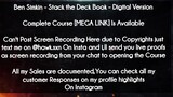 Ben Simkin course - Stack the Deck Book - Digital Version download