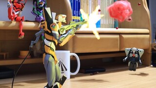 [ EVA ] Stop Motion Animation 丨 EVA No. 0 shoots at the third apostle [Animist]