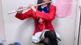 "Flute" Selamat datang di kelas kekuatan supremasi OP1 "カーストルーム" ZAQ Horikita Suzune cos