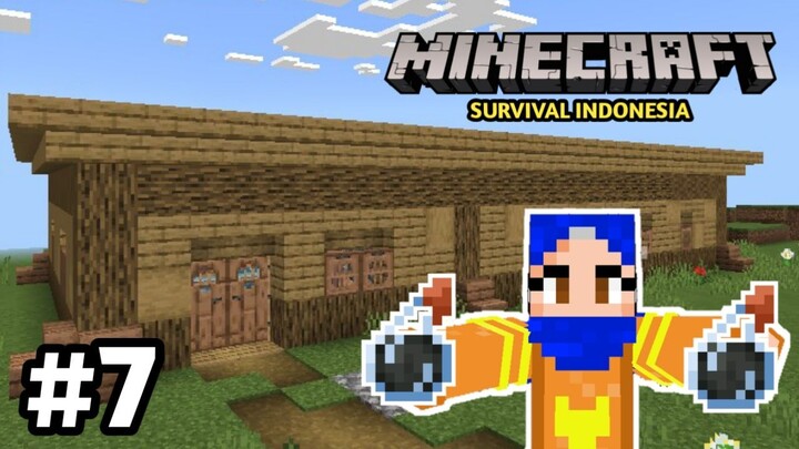 Membuat Villager Breeder di Minecraft Survival Indonesia Part 7 - MCPE 1.20