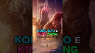 KONG NÃO É KING KONG #godzilla #godzillaekongonovoimperio #shorts #godzillavskong #kong