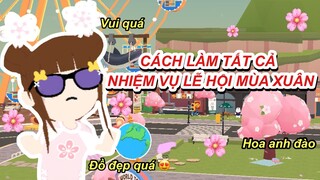 CÁCH LÀM TẤT CẢ NHIỆM VỤ NHẬN HOA ANH ĐÀO 🌸 | PLAY TOGETHER