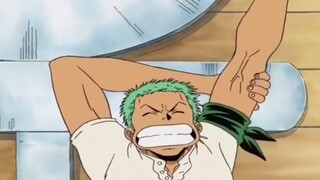 zoro terbangun dari tidur pulasnya