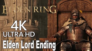 Elden Ring - Ending (Elden Lord Ending) Cinematic [4K]