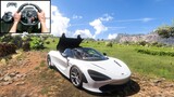 Driving McLaren 720S Spider | Forza Horizon 5 | Logitech g29 Realistic gameplay
