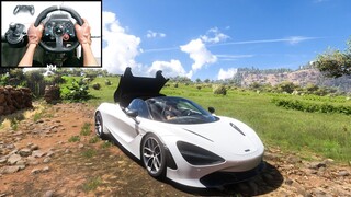 Driving McLaren 720S Spider | Forza Horizon 5 | Logitech g29 Realistic gameplay