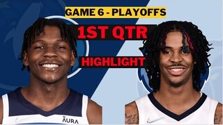 Memphis Grizzlies vs Timberwolves 1st game 6 playoffs April 29th | 2022 NBA Season