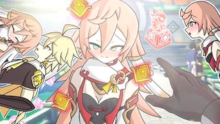 Aether Headpats Yanfei! (Genshin Impact Fan Animation)