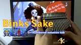 Binks' Sake | One Piece OST (Brook) | Kalimba Cover with TABS