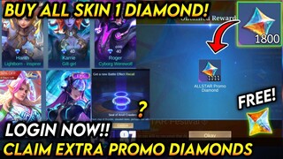 LOGIN NOW! CLAIM 1800 EXTRA PROMO DIAMOND | ALLSTAR MEGA SALE EVENT 2024 - MLBB