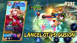 LANCELOT FAST HAND VS GUSION FAST HAND | LANCELOT GAMEPLAY #235 | MOBILE LEGENDS BANG BANG