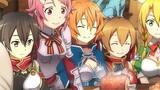 [ Sword Art Online ] The girls feed Kirito! Who will win?