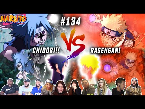 Naruto rasengan vs Sasuke Chidori 