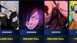 🔥🔥🔥 NARUTO AND BORUTO CHARACTERS WITH HIGHEST KILL COUNT