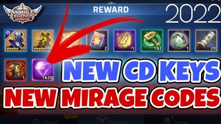 ALL MIRAGE CODES + 11 NEW CD KEYS | Mobile Legends Adventure 2022