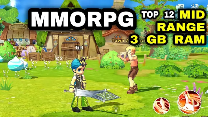 Top 12 MMORPG for MID RANGE device 3 GB RAM & 4 GB RAM High Graphic English MMORPG Mid range Android