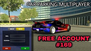 FREE ACCOUNT #169 | CAR PARKING MULTIPLAYER | YOUR TV GIVEAWAY