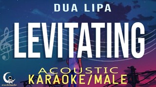 LEVITATING - Dua Lipa ( Acoustic Karaoke/Male Key )