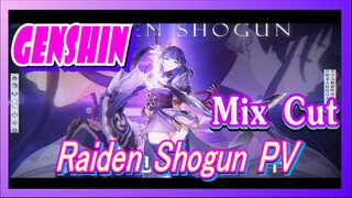 [Genshin  Mix Cut]  Raiden Shogun PV  Mix Cut