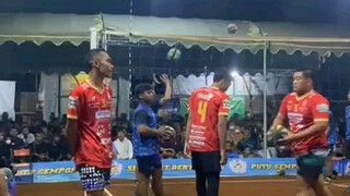 pertandingan  bola volly spons full jedor #tapakbima