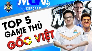Top 5 Game Thủ Gốc Việt Nổi Tiếng Nhất Thế Giới | MGN eSports