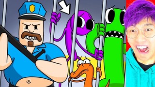 RAINBOW FRIENDS Are TRAPPED In BARRY's PRISON?! (*LANKYBOX REACTS* TO FUNNIEST VIDEOS EVER!)