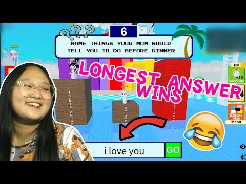 ROBLOX LONGEST ANSWER WINS! (Laughtrip to!! 😂)