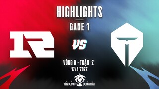 RNG vs TES | Highlights - Game 1 | Playoffs Vòng 5 - Trận 2 | LPL Mùa Xuân 2022