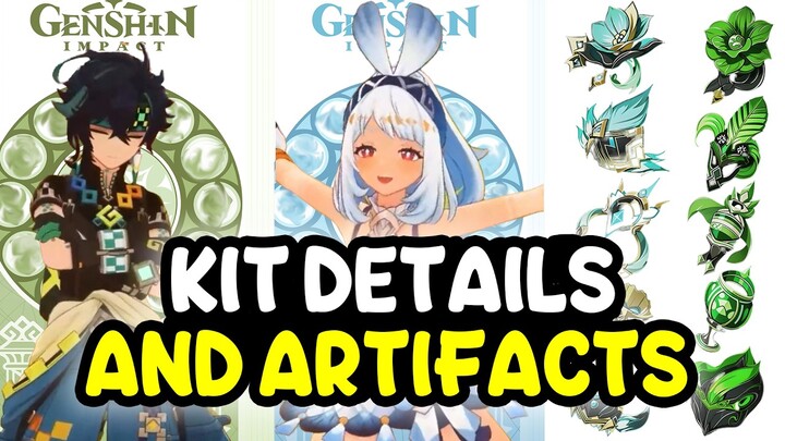 NATLAN CHARACTERS KIT DETAILS AND ALSO ARTIFACTS - Genshin Impact