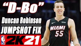 Duncan Robinson Jumpshot Fix NBA2K21 with Side-by-Side Comparison