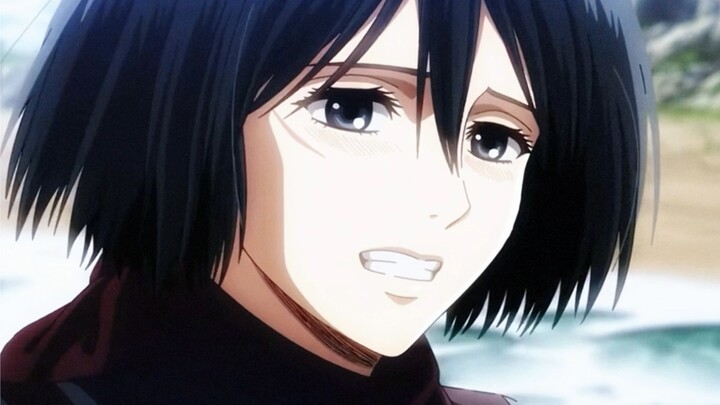 Mikasa's appearance changes from the first season to the fourth season~