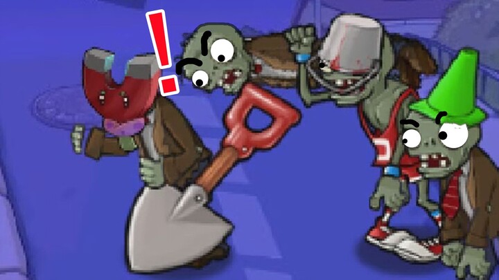 If the zombie picked up the shovel!