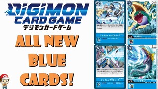 All the New Blue Digimon From Ultimate Power! Why so Vanilla? (Wave 2 Digimon TCG)