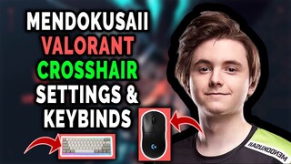 Mendokusaii Valorant Settings, Keybinds, Crosshair and Setup [Updated Aug 2020]