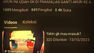 pengen bet aku balik ke akun lama🗿