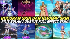 KUMPULAN SKIN BARU DAN REVAMP SKIN MUNCUL DI BULAN AGUSTUS ! BANYAK SKIN KEREN HARGA MURAH MLBB 2023