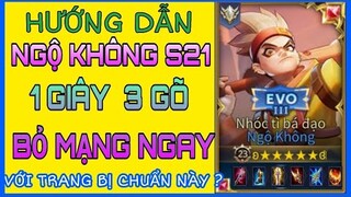 Ngộ không mùa 21 | Cách chơi, lên đồ và bảng ngọc Ngộ không mùa 21 chuẩn và mạnh nhất liên quân