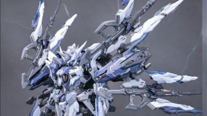 无限新星雷霆gk改件，苍雷暴君完全体，代工成品范例展示