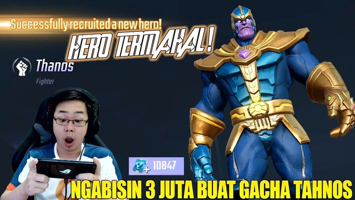 NGABISIN 3 JUTA BUAT GACHA THANOS MARVEL SUPER WAR? HERO TERMAHAL YANG PERNAH GW BELI! GAK ADA OTAK!