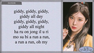 Kep1er 케플러 'Giddy' Easy Lyrics