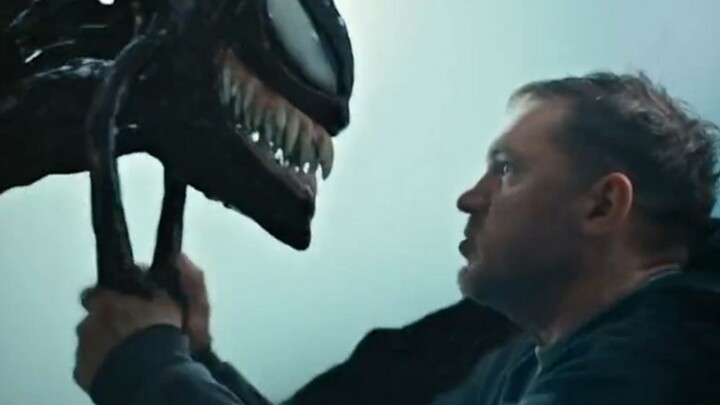 Venom quarreled with Eddie in the toilet and was pulled out of a double ponytail. Cannibalism or not
