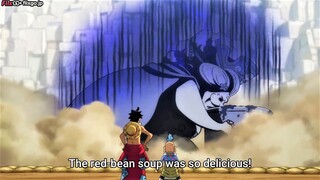 Luffy loudly challenged the four emperors, fight for food || ONE PIECE