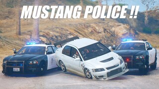 HOT PURSUIT ! GANASNYA MOBIL POLISI MUSTANG !! GTA V ROLEPLAY